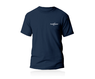 PowerBox T-Shirt "classic" - blau, Größe S