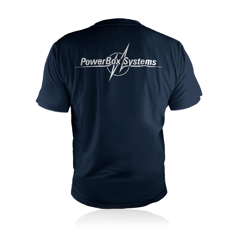 PowerBox T-Shirt "classic" - blau, Größe S | Bild 2