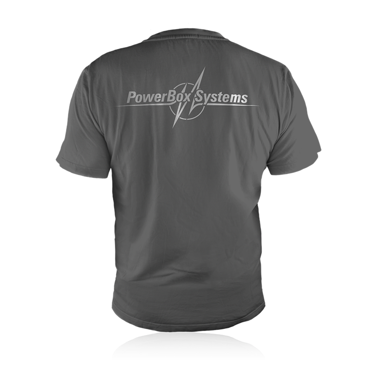 PowerBox T-Shirt "classic" - grey, Größe S | Bild 2