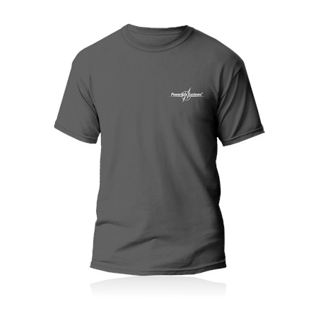 PowerBox T-Shirt "classic" - grey, Größe S