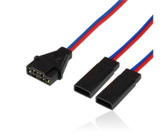 Adapter lead MPX/2xJR 0.5mm²