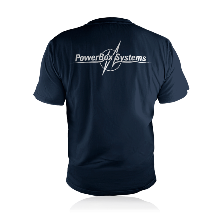 PowerBox T-Shirt navy, size 2XL | Bild 2