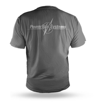 PowerBox T-Shirt "classic" - grau